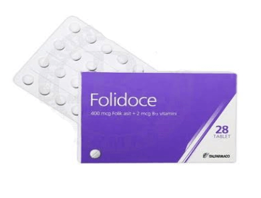 FOLIDOCE 400 MCG/2 MCG TABLET, 28 ADET