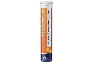 VITATECH VITAMIN C, BETA GLUKAN, CINKO ICEREN TAKVIYE EDICI GIDA 20 tablet