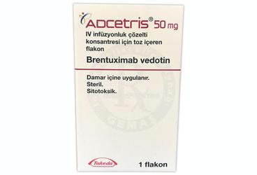 ADCETRIS 50 MG IV INFÜZYONLUK ÇÖZELTI KONSANTRESI IÇIN TOZ IÇEREN FLAKON ,FLAKON, 1 ADET