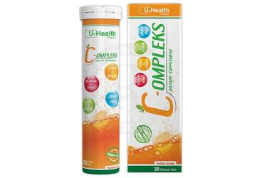 U-HEALTH C-OMPLEX EFERVESAN TABLET 20 tablet