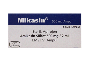MIKASIN 500 MG 1 AMPUL