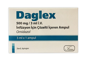 DAGLEX 500 MG / 3 ML INF IÇIN ÇÖZELTI IÇEREN AMPÜL, 1 ADET