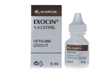 EXOCİN % 0,3 GÖZ DAMLASI, ÇÖZELTİ, 5 ML