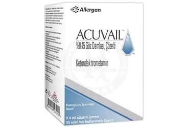 ACUVAİL % 0,45 GÖZ DAMLASI, ÇÖZELTİ