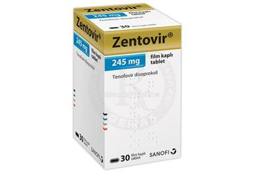 ZENTOVIR 245 MG FILM TABLET, 30 ADET