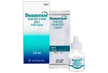 TRAVATAN % 0.004 STERİL OFTALMİK ÇÖZELTİ, 2.5 ML