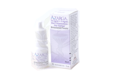 AZARGA 10 MG/ML+5 MG/ML STERİL SÜSPANSİYON GÖZ DAMLASI, 5 ML