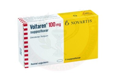 VOLTAREN SUPPOZİTUAR 100 MG, 5 ADET