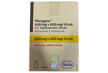 Phesgoro 600 mg+600 mg/10 ml SC Enjeksiyonluk Çözelti, 1 ADET