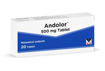ANDOLOR 500 MG TABLET, 20 ADET