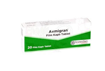 AVMIGRAN FİLM KAPLI TABLET, 20 ADET