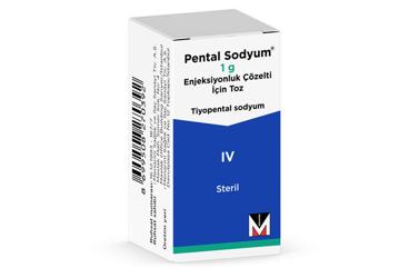 PENTAL SODYUM 1 G ENJEKTABL SOLÜSYON, 1 ADET