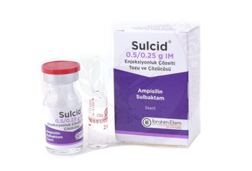 Sulcid 0.5 g/0.25 g IM Enjeksiyonluk Çözelti Tozu ve Çözücüsü