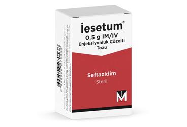 IESETUM 0.5 G IV/IM ENJEKSİYONLUK ÇÖZELTİ HAZIRLAMAK İÇİN TOZ, 1 ADET