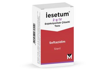 IESETUM 2 G IV/IM ENJEKSİYONLUK ÇÖZELTİ HAZIRLAMAK İÇİN TOZ, 1 ADET