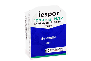 IESPOR 1000 MG IM/IV ENJEKSİYONLUK ÇÖZELTİ HAZIRLAMAK İÇİN TOZ VE ÇÖZÜCÜ