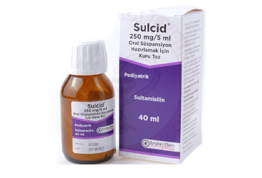 SULCID 250 MG/5 ML ORAL SUSPANSIYON HAZ. ICIN KURU TOZ, 40 ML