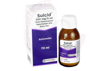 SULCID 250 MG/5 ML ORAL SUSPANSIYON HAZ. ICIN KURU TOZ, 70 ML