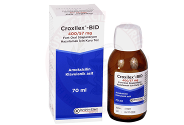 CROXILEX-BID 400/57 FORT ORAL SUSPANSIYON ICIN KURU TOZ, 100 ML