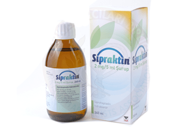 SIPRAKTIN 2 MG /5 ML SURUP, 240 ML