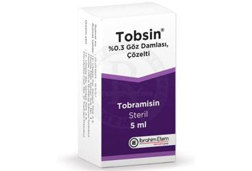 TOBSİN %0,3 GÖZ DAMLASI, ÇÖZELTİ, 5 ML