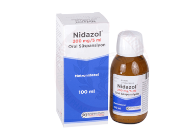 NIDAZOL 200 MG/5 ML ORAL SÜSPANSİYON, 100 ML