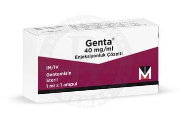 GENTA 40 MG/ML IM/IV ENJEKSİYONLUK ÇÖZELTİ, 1 ADET