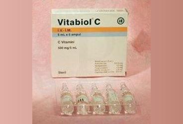 VITABIOL C 500 MG/5 ML ENJEKSİYONLUK ÇÖZELTİ, 5 ADET