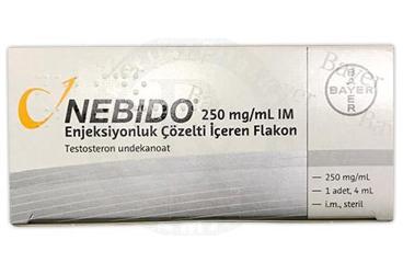 NEBIDO 250 MG/ML IM ENJEKSIYONLUK COZELTI ICEREN FLAKON, 1 ADET
