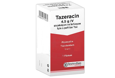TAZERACİN 4.5 G IV İNFÜZYON İÇİN LİYOFİLİZE TOZ, 1 ADET