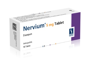 NERVIUM 5 MG TABLET, 50 ADET