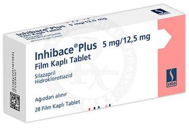 İNHİBACE PLUS 5 MG/12,5 MG FILM KAPLI TABLET, 28 ADET