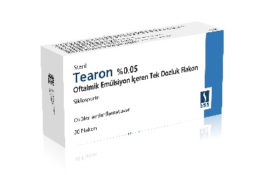 TEARON %0.05 OFTALMIK EMÜLSIYON IÇEREN TEK DOZLUK FLAKON ,30 FLAKON