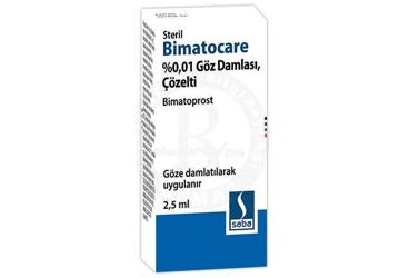 Bimatocare % 0.01 Göz Damlası, Çözelti, 2,5 ML