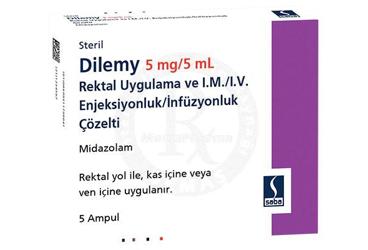 DİLEMY 5 MG /5 ML REKTAL UYGULAMA VE IM/IV ENJEKSİYONLUK İNFÜZYONLUK ÇÖZELTİ, 5 ADET