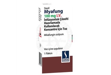 Myafung 100 mg I.V. İnfüzyonluk Çözelti Hazırlamada Kullanılacak Konsantre İçin Toz, 1 ADET