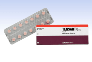 TENSART 8 MG TABLET, 28 ADET