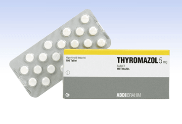 THYROMAZOL 5MG TABLET, 100 ADET