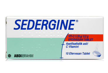 SEDERGINE VIT-C 0.33G/0.2G EFERVESAN TABLET, 10 ADET