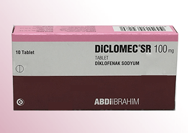 DICLOMEC SR 100 MG TABLET, 10 ADET