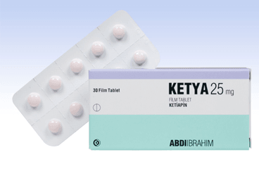 KETYA 25 MG FILM KAPLI TABLET, 30 ADET