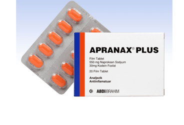 APRANAX PLUS 550 MG/30 MG FILM KAPLI TABLET, 20 ADET