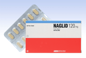 NAGLID 120 MG FILM KAPLI TABLET, 84 ADET