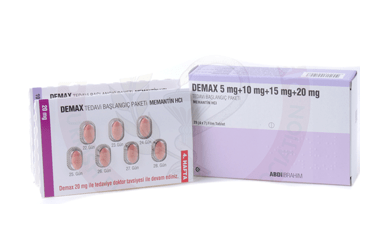 DEMAX 5 MG+10 MG+15 MG+20 MG TEDAVİ BAŞLANGIÇ PAKETİ