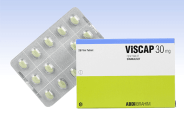 VISCAP 30 MG FILM TABLET, 28 ADET