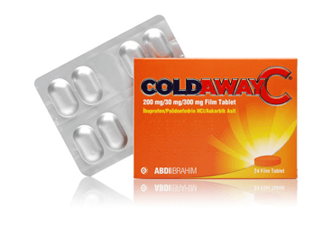 COLDAWAY C 200 MG/30 MG/300 MG FİLM TABLET, 24 ADET