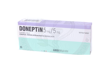 DONEPTIN 5 MG/5 MG FILM KAPLI TABLET ,10 TABLET