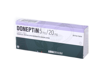 DONEPTIN 5 MG/20 MG FILM KAPLI TABLET, 28 ADET