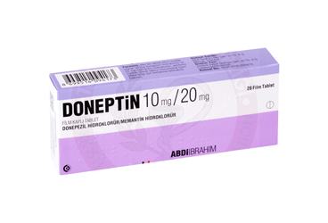 DONEPTIN 10 MG/20 MG FILM KAPLI TABLET, 28 ADET