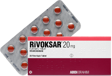 RİVOKSAR 20 MG FİLM KAPLI TABLET, 28 ADET
